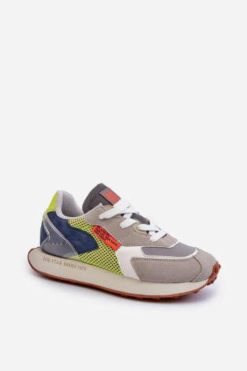 baskets Chaussures modèle baskets Mâle Memory Foam System Big Star NN174344 couleur grise