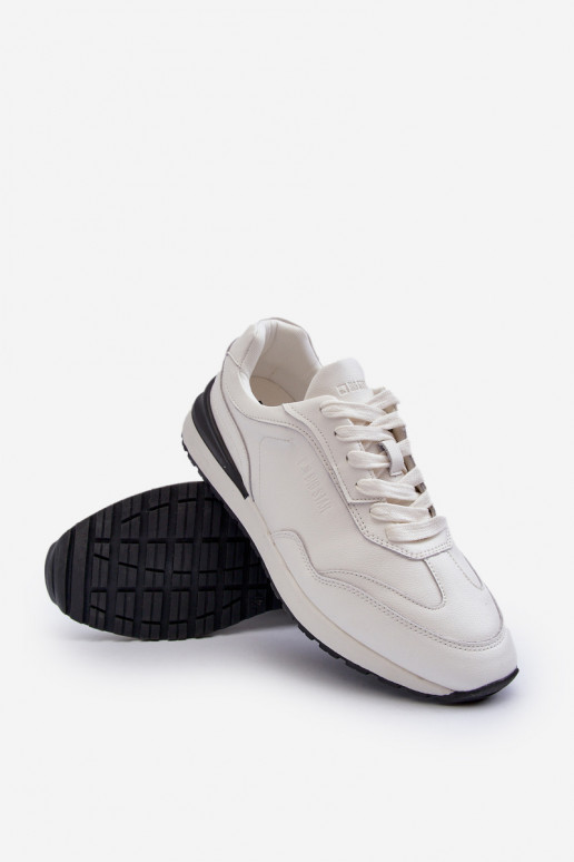 Chaussures modèle baskets Mâle Peau BIG STAR NN174288 couleur blanche Chaussures modèle baskets Mâle Peau BIG STAR NN174288 couleur blanche