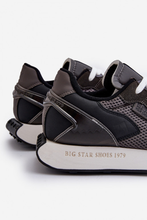 baskets Chaussures modèle baskets Mâle Memory Foam System Big Star NN174347 couleur noire