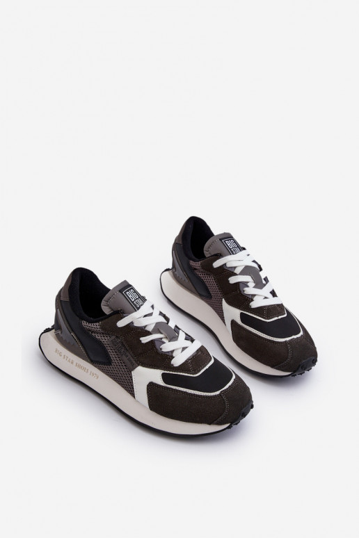 baskets Chaussures modèle baskets Mâle Memory Foam System Big Star NN174347 couleur noire