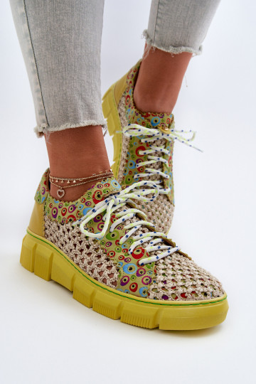 Féminin Peau chaussures Il fautciejka 05850-09 Calcaire
