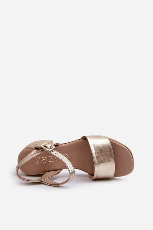 Zazoo 40386 Féminin Sandales pour femmes Klocke couleur dorée Zazoo 40386 Féminin Sandales pour femmes Klocke couleur dorée