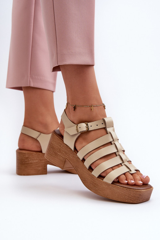 Zazoo 40410 Sandales pour femmes Féminin beige Zazoo 40410 Sandales pour femmes Féminin beige