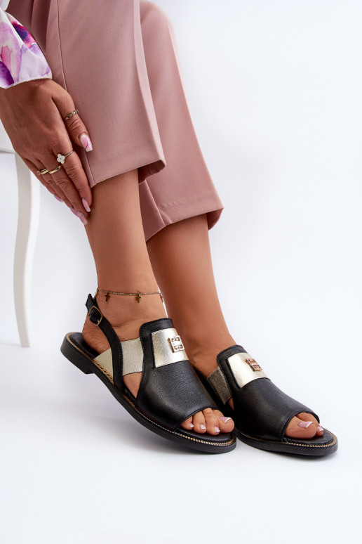 Zazoo 40385 Féminin Sandales pour femmes couleur noire Zazoo 40385 Féminin Sandales pour femmes couleur noire