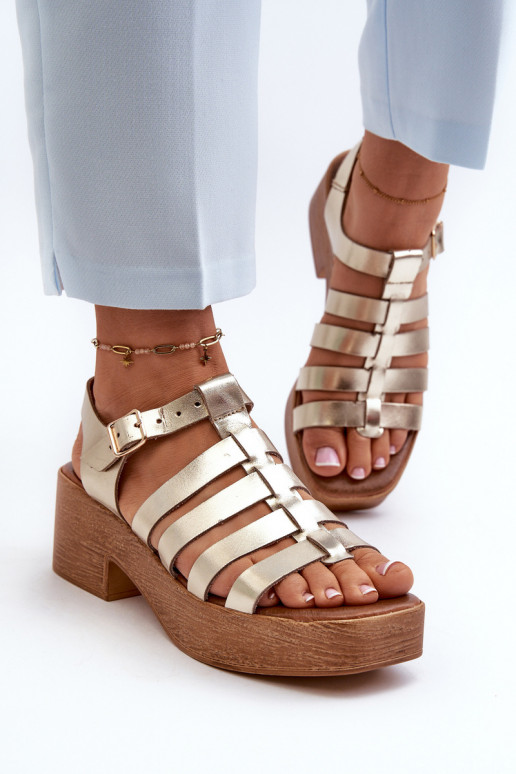 Zazoo 40410 Sandales pour femmes Féminin couleur dorée Zazoo 40410 Sandales pour femmes Féminin couleur dorée