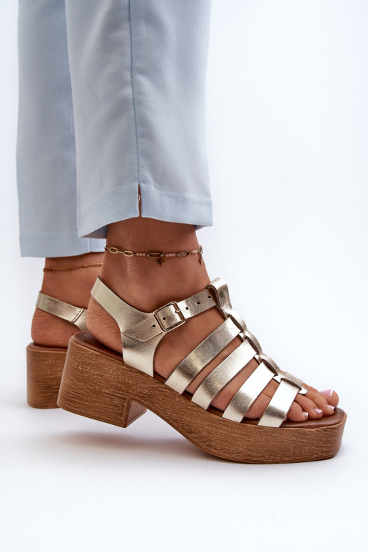 Zazoo 40410 Sandales pour femmes Féminin couleur dorée Zazoo 40410 Sandales pour femmes Féminin couleur dorée