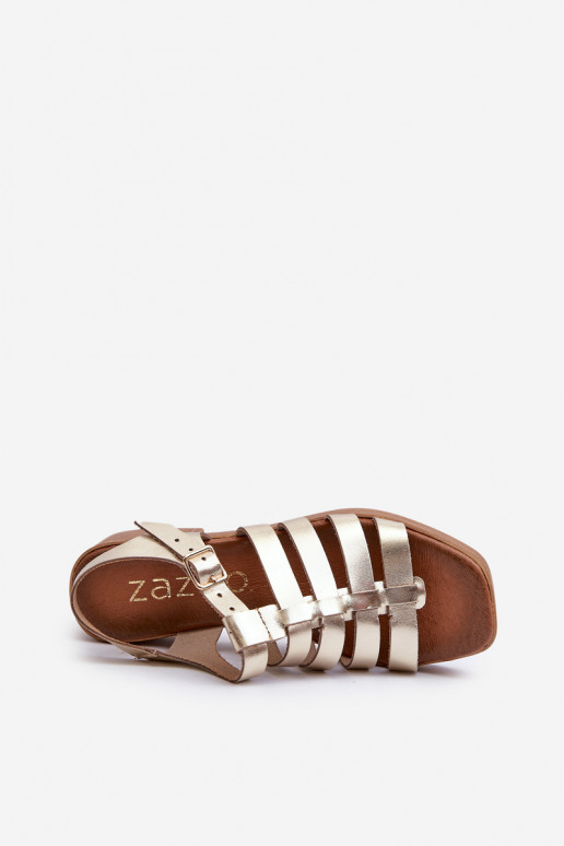 Zazoo 40410 Sandales pour femmes Féminin couleur dorée Zazoo 40410 Sandales pour femmes Féminin couleur dorée