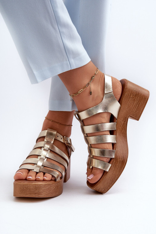 Zazoo 40410 Sandales pour femmes Féminin couleur dorée Zazoo 40410 Sandales pour femmes Féminin couleur dorée