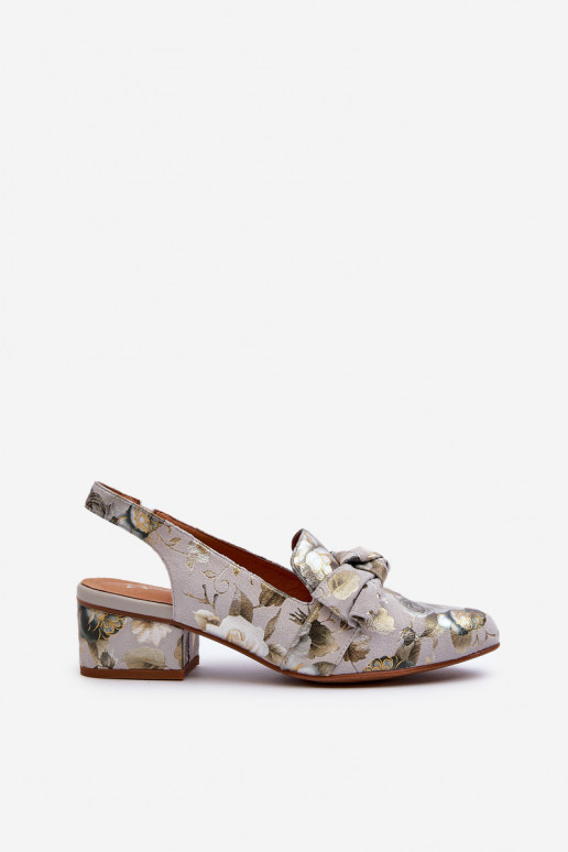 Féminin Sandales pour femmes Sur un talon bas avec des fleurs Il fautciejka N6539-38 couleur verte Féminin Sandales pour femmes Sur un talon bas avec des fleurs Il fautciejka N6539-38 couleur verte