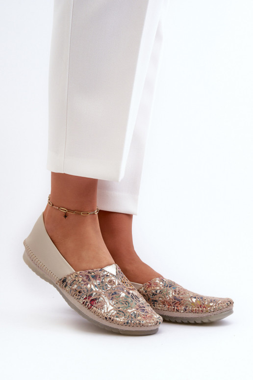 Féminin Ballerines Il fautciejka 1930B-04 beige Féminin Ballerines Il fautciejka 1930B-04 beige