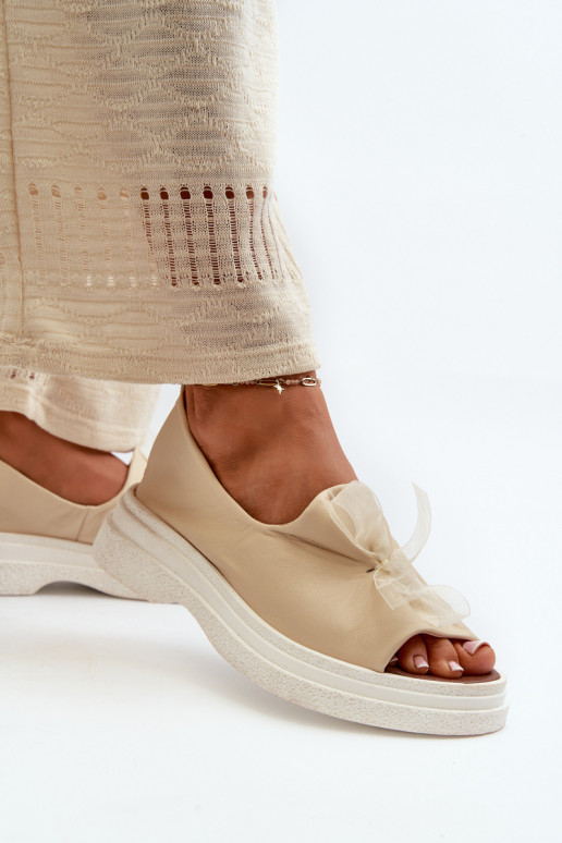 Zazoo 2939 Sandales pour femmes Féminin avec des rubans couleur ivoire Zazoo 2939 Sandales pour femmes Féminin avec des rubans couleur ivoire