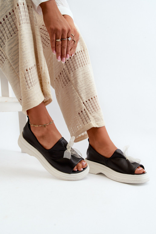 Zazoo 2939 Sandales pour femmes Féminin avec des rubans couleur noire Zazoo 2939 Sandales pour femmes Féminin avec des rubans couleur noire