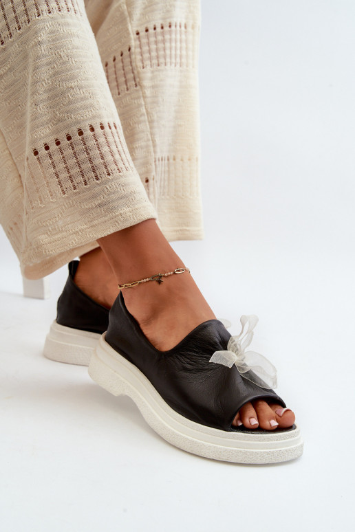 Zazoo 2939 Sandales pour femmes Féminin avec des rubans couleur noire Zazoo 2939 Sandales pour femmes Féminin avec des rubans couleur noire