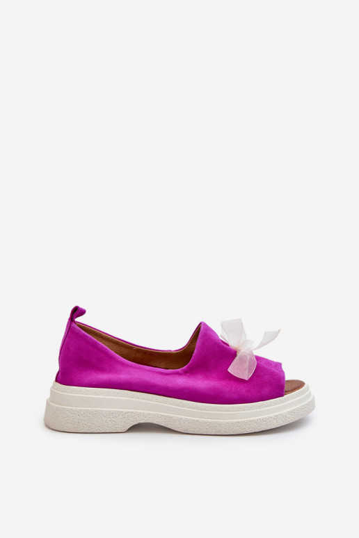 Zazoo 2939 Sandales femme en daim avec des rubans couleur rose Zazoo 2939 Sandales femme en daim avec des rubans couleur rose