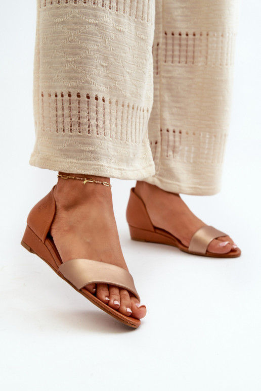 Sandales pour femmes Il fautciejka 1971-68 brun-couleur dorée Sandales pour femmes Il fautciejka 1971-68 brun-couleur dorée