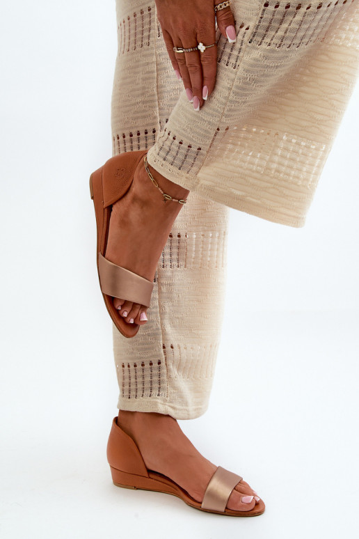 Sandales pour femmes Il fautciejka 1971-68 brun-couleur dorée Sandales pour femmes Il fautciejka 1971-68 brun-couleur dorée