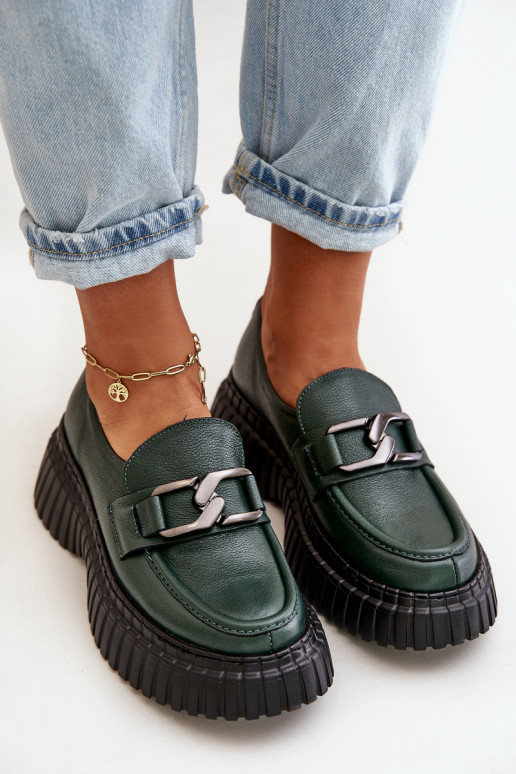 Zazoo 20176 chaussures mocassins pour femmes Fabriqué en cuir naturel couleur kaki Zazoo 20176 chaussures mocassins pour femmes Fabriqué en cuir naturel couleur kaki