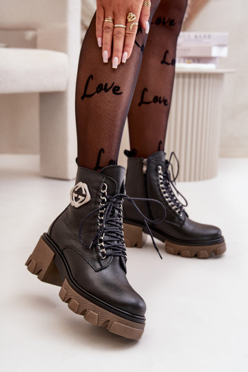 Zazoo 60376 Peau réchauffer Bottes avec fermetures éclair couleur noire