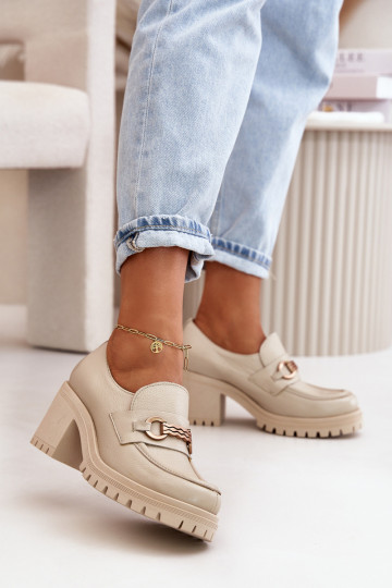 Bottines Chelsea pour femmes avec plateforme surélevée de couleur chaki Zazoo 60498 2