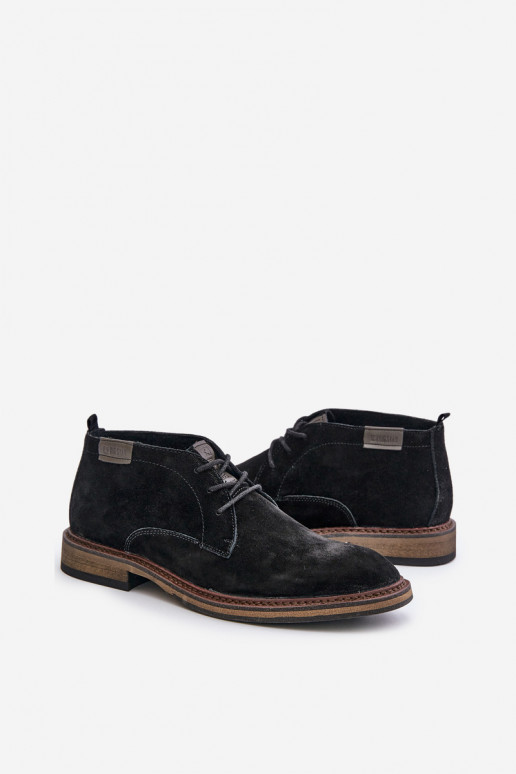 Chaussures en daim Mâle avec des lacets Big Star OO174146 couleur noire