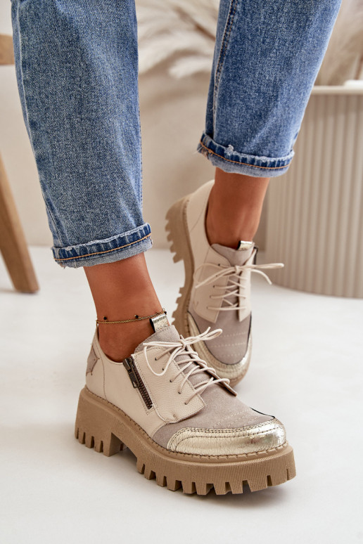 chaussures Féminin Fabriqué en cuir naturel beige Il fautciejka 06177-04 chaussures Féminin Fabriqué en cuir naturel beige Il fautciejka 06177-04