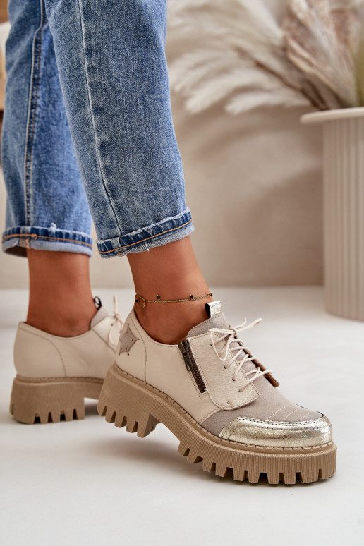 chaussures Féminin Fabriqué en cuir naturel beige Il fautciejka 06177-04 chaussures Féminin Fabriqué en cuir naturel beige Il fautciejka 06177-04