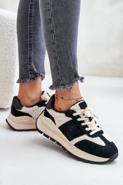 réchauffer Chaussures modèle baskets Féminin Peau Big Star OO274A318 HI-POLY SYSTEM couleur noire réchauffer Chaussures modèle baskets Féminin Peau Big Star OO274A318 HI-POLY SYSTEM couleur noire