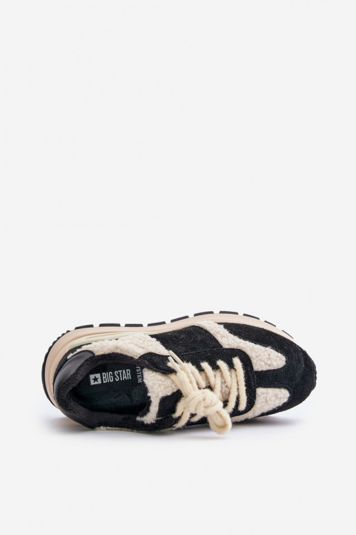 réchauffer Chaussures modèle baskets Féminin Peau Big Star OO274A318 HI-POLY SYSTEM couleur noire réchauffer Chaussures modèle baskets Féminin Peau Big Star OO274A318 HI-POLY SYSTEM couleur noire