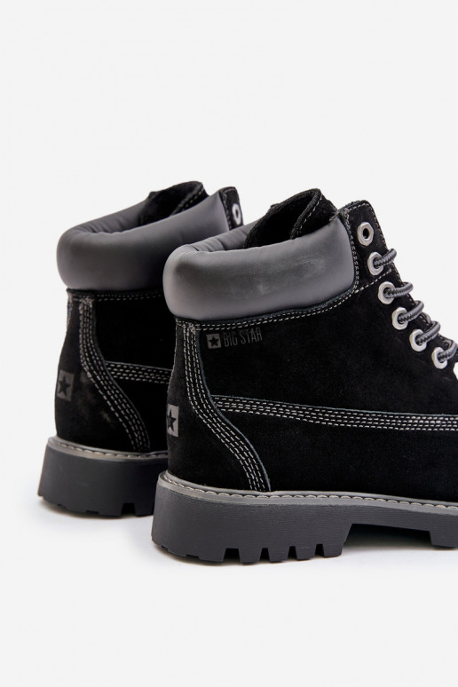 en daim réchauffer chaussures Mâle Big Star OO174138 HI-POLY SYSTEM couleur noire en daim réchauffer chaussures Mâle Big Star OO174138 HI-POLY SYSTEM couleur noire