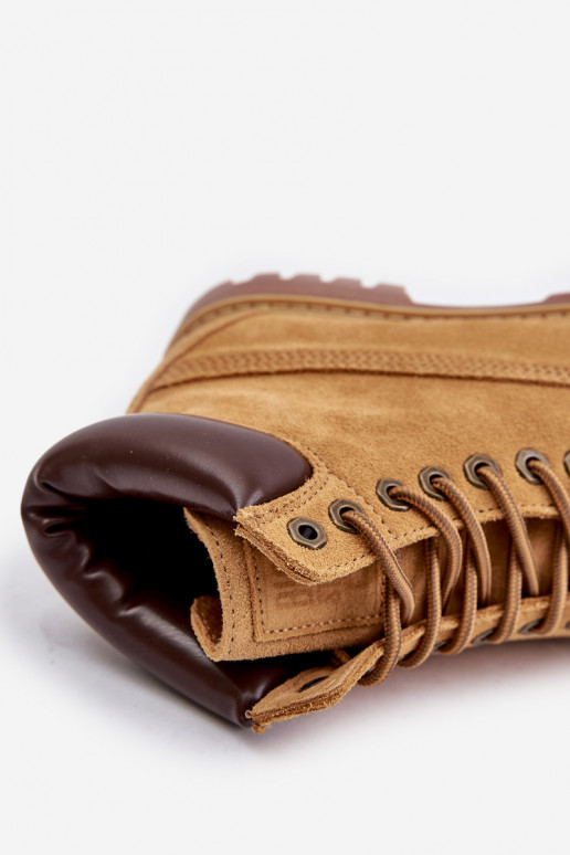 en daim réchauffer chaussures Mâle Big Star OO174136 HI-POLY SYSTEM marron en daim réchauffer chaussures Mâle Big Star OO174136 HI-POLY SYSTEM marron