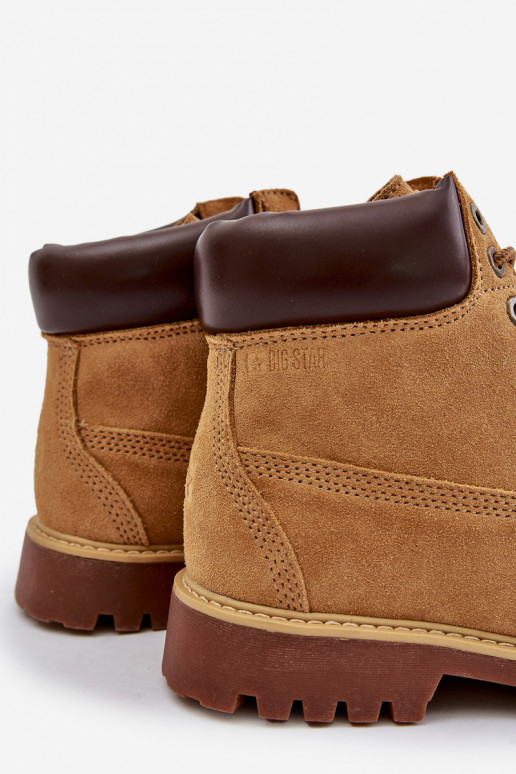 en daim réchauffer chaussures Mâle Big Star OO174136 HI-POLY SYSTEM marron en daim réchauffer chaussures Mâle Big Star OO174136 HI-POLY SYSTEM marron