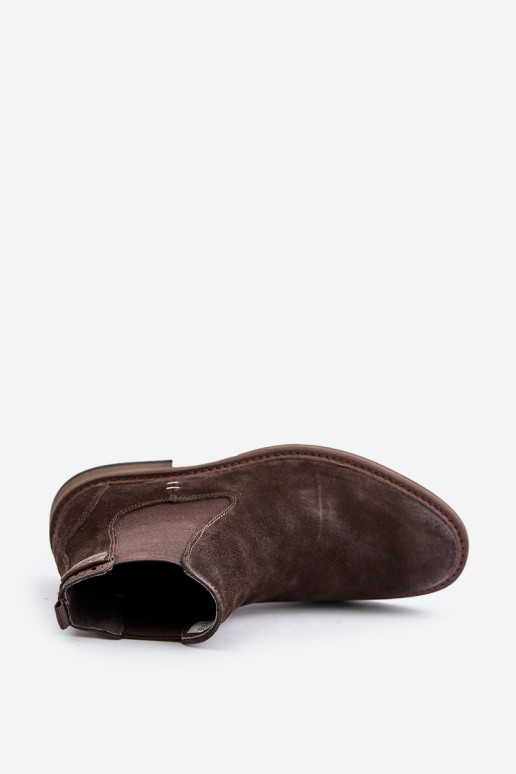 en daim bottes élégantes Mâle Big Star OO174155 marron