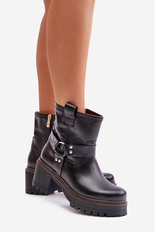 Bottes pour femmes Au Château LeÀski 3435 couleur noire Bottes pour femmes Au Château LeÀski 3435 couleur noire