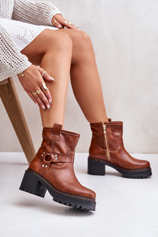 Bottes pour femmes Au Château LeÀski 3435 marron Bottes pour femmes Au Château LeÀski 3435 marron