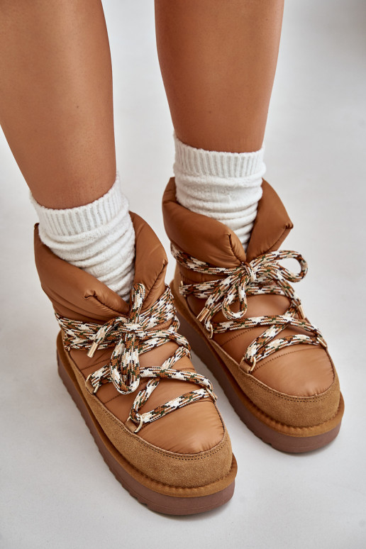 en daim Bottes de neige FémininGrubym Laçagem D.Franklin DFSH375003 marron en daim Bottes de neige FémininGrubym Laçagem D.Franklin DFSH375003 marron