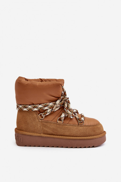 en daim Bottes de neige FémininGrubym Laçagem D.Franklin DFSH375003 marron en daim Bottes de neige FémininGrubym Laçagem D.Franklin DFSH375003 marron