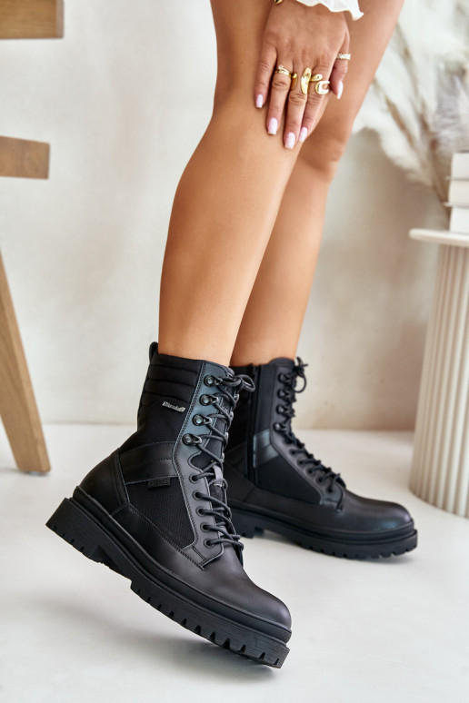 Peau chaussures Bottes Mâle réchauffer Big Star OO174164 couleur noire Peau chaussures Bottes Mâle réchauffer Big Star OO174164 couleur noire