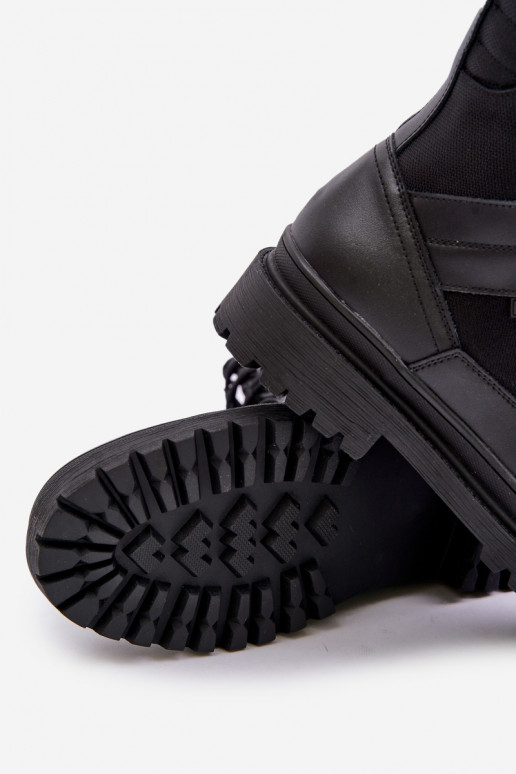 Peau chaussures Bottes Mâle réchauffer Big Star OO174164 couleur noire Peau chaussures Bottes Mâle réchauffer Big Star OO174164 couleur noire