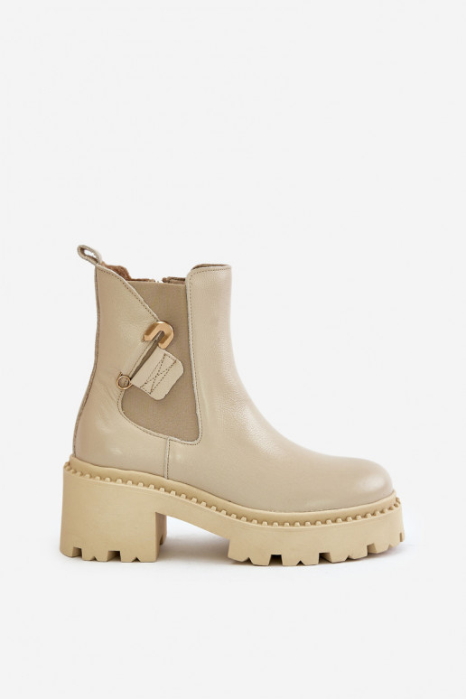 Zazoo 60490 Peau réchauffer Bottes avec des ornements couleur ivoire Zazoo 60490 Peau réchauffer Bottes avec des ornements couleur ivoire