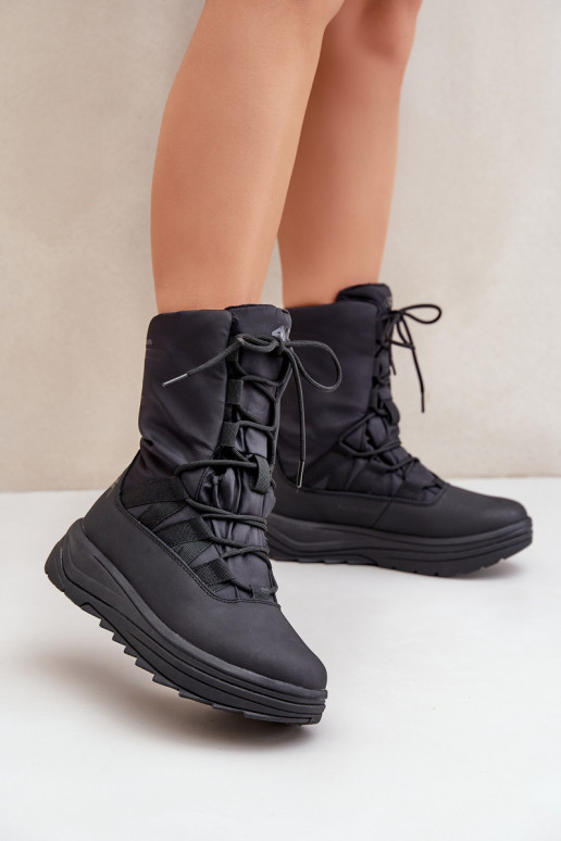 Féminin Bottes de neige INUAOciepliną Primaloft 4F 4FRADANS24FSBSF012 couleur noire