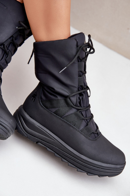 Féminin Bottes de neige INUAOciepliną Primaloft 4F 4FRADANS24FSBSF012 couleur noire