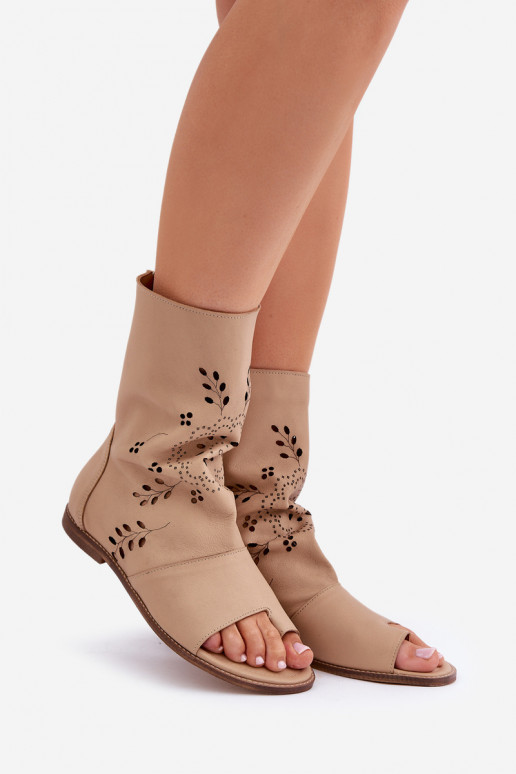 Zazoo 3437 Féminin Sandales pour femmes avec une botte Au Château beige Zazoo 3437 Féminin Sandales pour femmes avec une botte Au Château beige