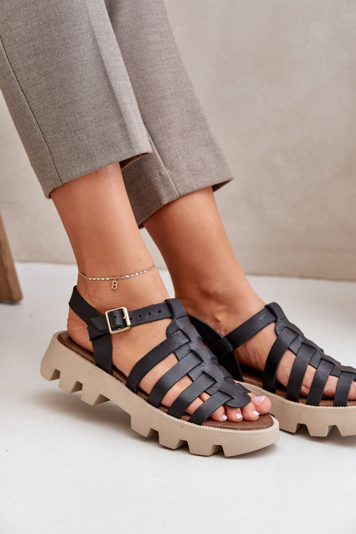 Sandales pour femmes Féminin Zazoo 3695 couleur noire Sandales pour femmes Féminin Zazoo 3695 couleur noire