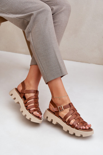 Sandales pour femmes Féminin Zazoo 3695 marron