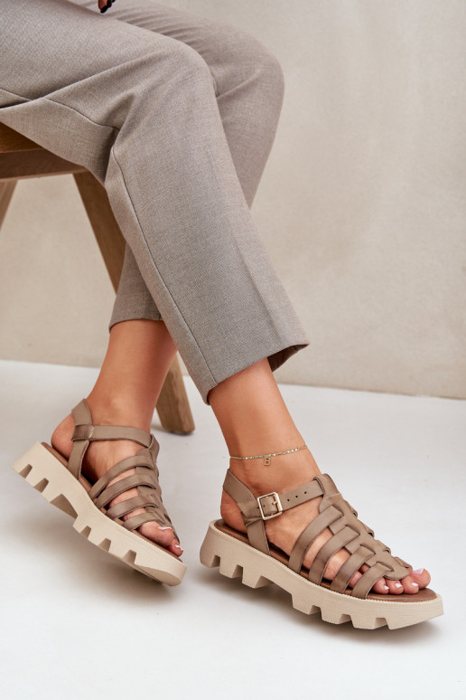 Sandales pour femmes Féminin Zazoo 3695 beige Sandales pour femmes Féminin Zazoo 3695 beige