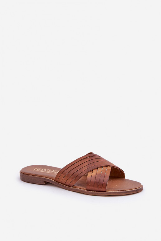 Peau Féminin Chaussons LeÀski Shoes 3682 marron Peau Féminin Chaussons LeÀski Shoes 3682 marron