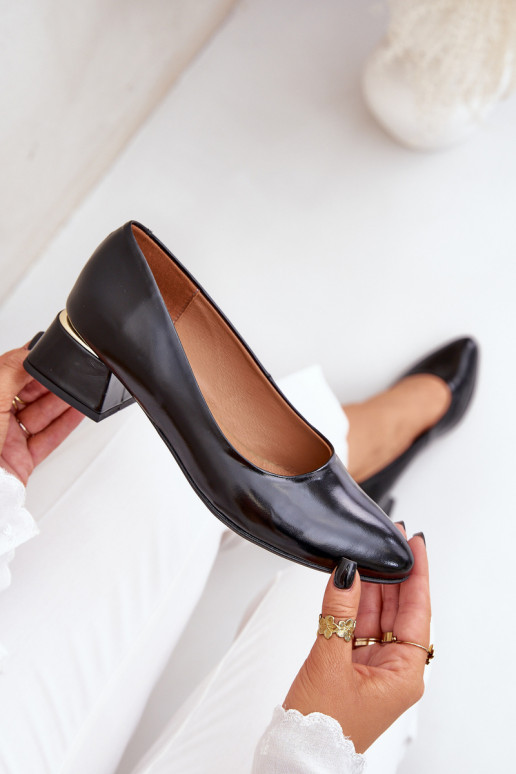 Peau Chaussures LeÀski 3118 couleur noire Peau Chaussures LeÀski 3118 couleur noire