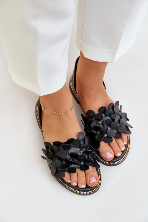 Sandales pour femmes avec des talons larges Zazoo 40425 couleur noire Sandales pour femmes avec des talons larges Zazoo 40425 couleur noire