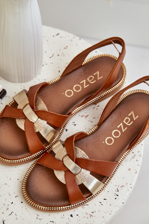 Zazoo 40382 Sandales pour femmes Peau marron Zazoo 40382 Sandales pour femmes Peau marron