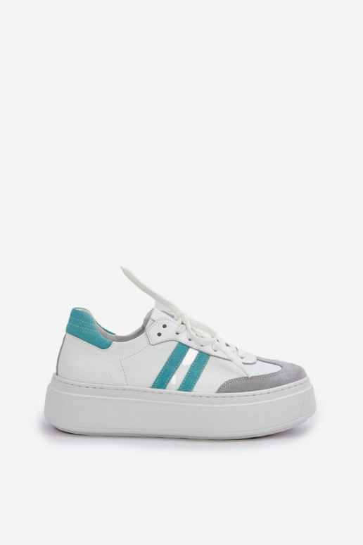 Zazoo N1068S8 Peau Faible Chaussures modèle baskets Féminin avec une plateforme couleur blanche Zazoo N1068S8 Peau Faible Chaussures modèle baskets Féminin avec une plateforme couleur blanche
